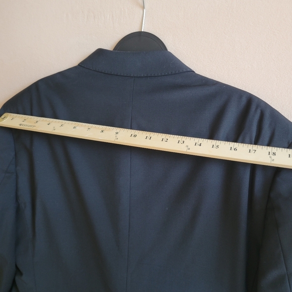 Brooks Brothers Fitgerald Black Blazer  Wool Blend Old money career Size 48R‎ - Picture 6 of 11